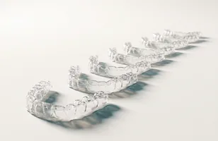 Serie completa de alineadores transparentes